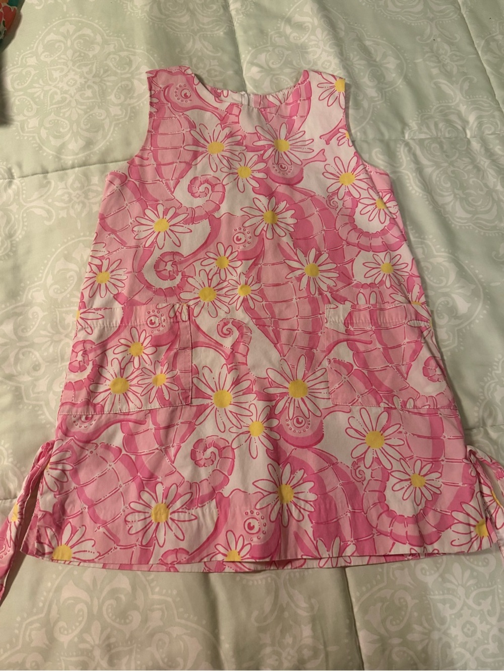 Lilly Pulitzer Pink Daisy Print Tank Dress